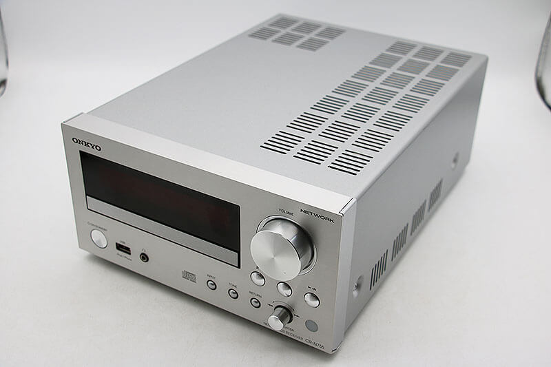 オーディオ機器ONKYO CR-N755 ネットワークCDレシーバー(シルバー)+スピーカー
